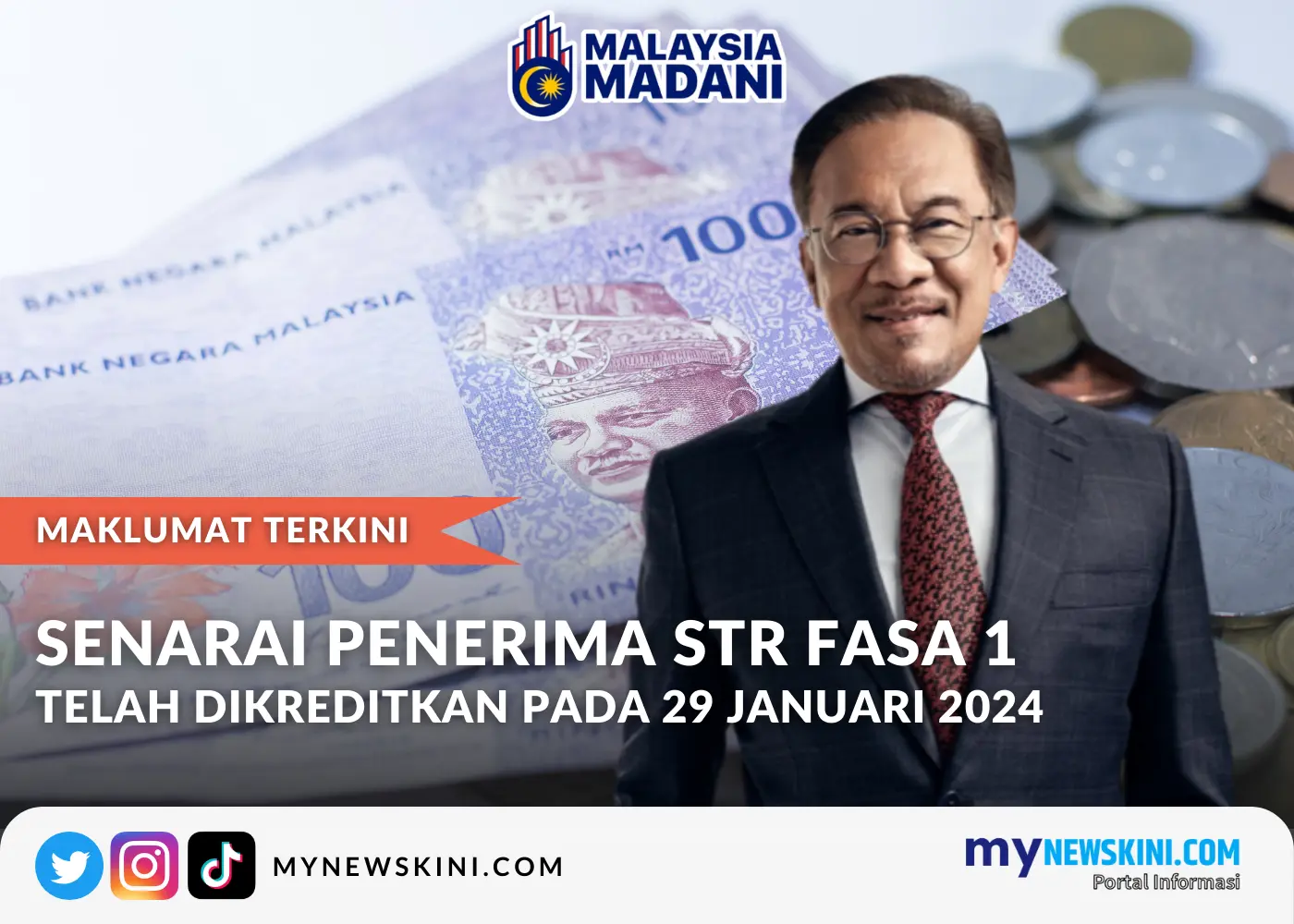 Senarai Penerima Str Fasa Yang Telah Mula Dikreditkan Mynewskini